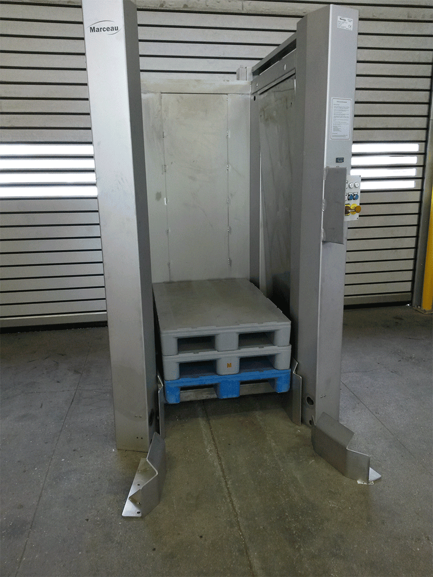 magasin à palettes Magapal version inox